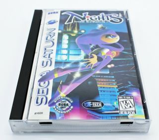 Near Nights Into Dreams Sega Saturn Game Long - Box Version - Rare W/reg Card