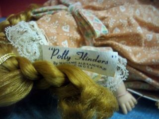 Vintage Madame Alexander Polly Flinders Doll 8 