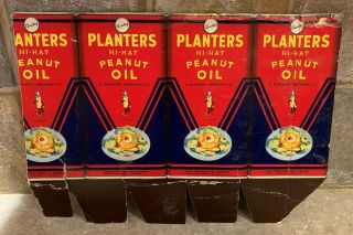 Rare Planters Peanut Oil Display Box Sheet From 1940s?
