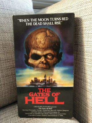 The Gates Of Hell Vhs Aka City Of The Living Dead Unrated Fulci Rare Htf