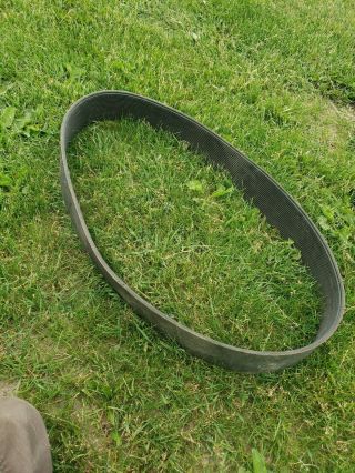 Endless Flat Belt 4 In X 89 " Loop Line Drive Pulley Hit And Miss Implement