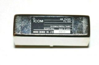 Icom Fl - 102 6khz (9mhz) Am Filter Rare,  In Shape
