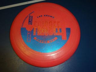 Rare Vintage 1980 Wham - O World Class Performance Series Frisbee Disc 140g Red