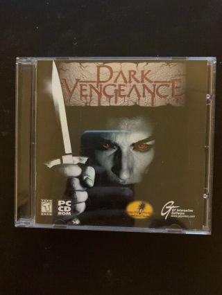 Dark Vengeance 1998 Pc Cdrom Vintage Action Adventure Game Windows