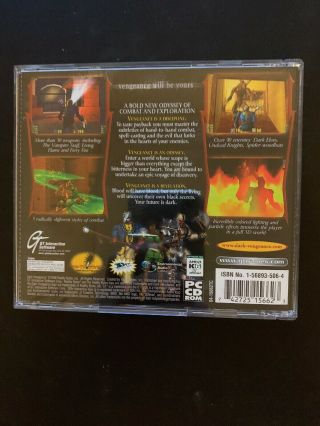 Dark Vengeance 1998 PC Cdrom Vintage Action Adventure Game Windows 2