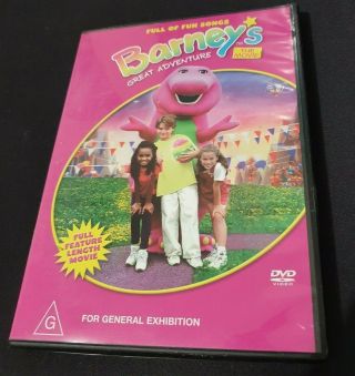 Barneys Great Adventure: The Movie (dvd,  2002) Rare R4 Aus Release