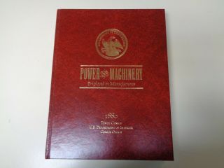 Power And Machinery 1880 Antique Metalworking Machines Factory Tools Reprint
