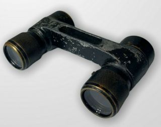 Rare Landlicht Binoculars A - G Scope Ww1 - Ww2 German Berlin 3 - 3/8” X 2 - 1/4”