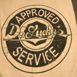 RARE DR.  LUCKY ' S Canvas Advertising Banner Approved Service 2