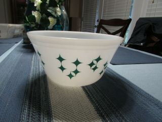 Vintage Rare Atomic Star Mixing Bowl Large 9 Inches Federal