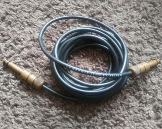 Vtg Rare Bill Lawrence 1500 By Belden Guitar Cord Cable Audio