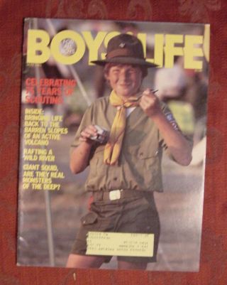Boys Life Scouts May 1983 75 Diamond Jubilee Blacksmithing Mt.  St.  Helens