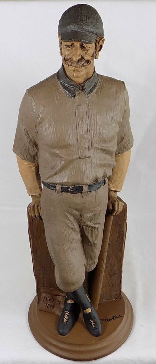 15 " Rare Tom Clark Statue Figure " Batter " / 1989 / Edition 1 / Signed