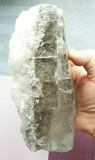 Rare Clear Halite Crystal,  White Halite,  Anhydride.  Bochnia Mine - Poland