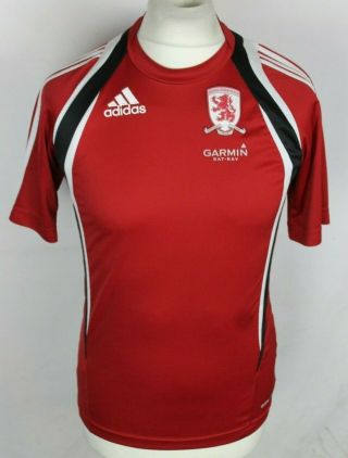 Vintage Middlesbrough Training Football Shirt Adidas Youths Rare
