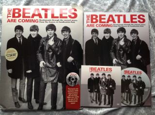 The Beatles Are Coming Book & Dvd With Rare Protective Cover Sleeve - Memorabilia