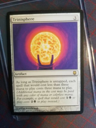 Trinisphere Nm Darksteel Rare Artifact Mtg Magic The Gathering