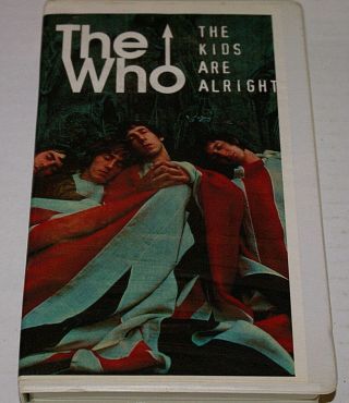 The Who - The Kids Are Alright Japan Japanese Vhs 1992 Very Rare Clam Shell Oop