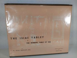Very Rare - Manly P.  Hall - The Isiac Tablet On The Bembine Table Of Isis Ltd Dj