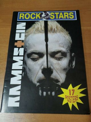 Rammstein Very Rare 17 Posters Book Out Of Print