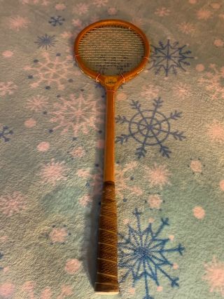 Vtg Antique Champion Wood Badminton Racquet Tennis And Squash Shop