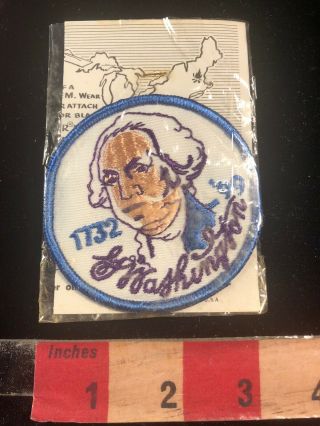 Vintage Rare George Washington Trailblazer Emblem Patch In Package 03rk
