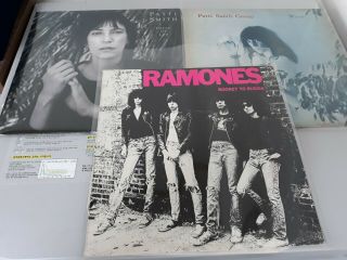 Patti Smith 2 Korean Lp,  Ramones Rocket To Russia Zealand Philips Lp Rare