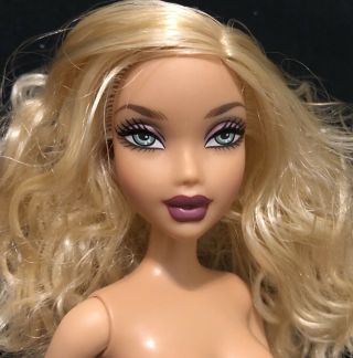 My Scene Doll Rebel Style Kennedy Doll Long Blonde Curly Hair Htf Rare Gorgeous