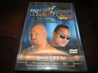 Wrestlemania X - Seven 17 Xvii Wwf Wrestling 2 - Disc Set Dvd Region 1 Rare Oop
