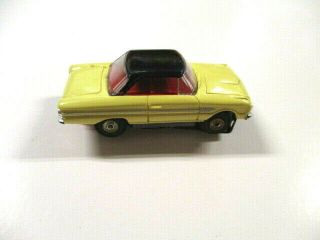 Aurora - T/jet Very Rare Lemon Yellow / Red / Black Ford Falcon Complete