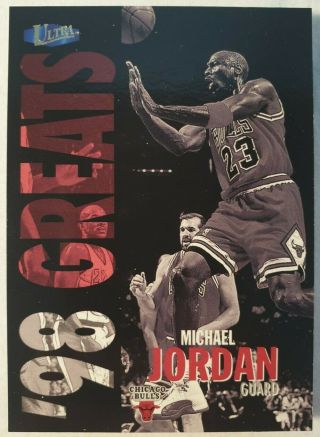 1997 - 98 Fleer Ultra Michael Jordan " 98 Greats 