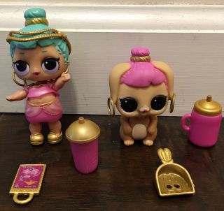 Lol Doll Genie & Bunny Wishes Pet Series 2 Ultra Rare Gifts