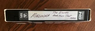 Vhs Recorded Tape - Madonna Blond Ambition Tour Hbo 1990 Rare - As Blank