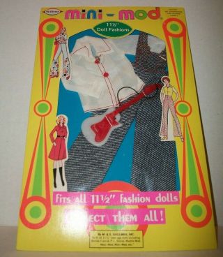 Vintage Shillman Maddie Mod Overall Fashion Fits Barbie Doll And Friends Nrfp