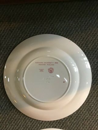 Set Of 7 Rare Wedgwood Harvard University Commemorative Plates,  “1932”