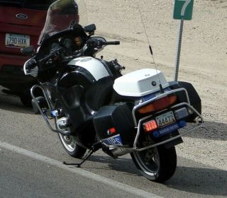 1990’s ARIZONA STATE POLICE/HIGHWAY PATROL MOTOR UNIT LICENSE PLATE RARE 2