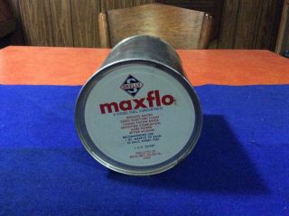 Old,  Nos,  Skelly Maxflo,  Composite,  Full,  1quart,  Oil Can,  Rare Can