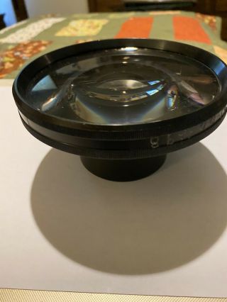 Buhl Projector Lens Rare Lens 2.  5”wide Screw In Lens