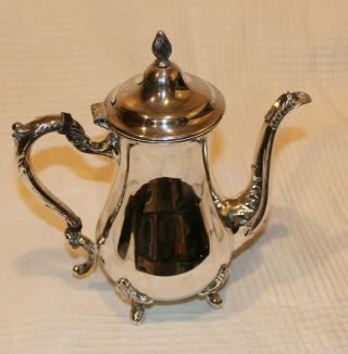 Good Looking Vintage Silver Plated Tea/ Coffee Pot C1940s/ 50s