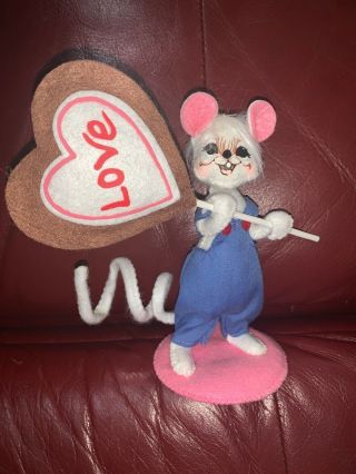 Annalee Doll 5 " Love Pop Mouse 100314 Valentine 