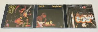 Tinsley Ellis Signed By Artist Cds Rare Blues Alligator Trouble Fire Fanning
