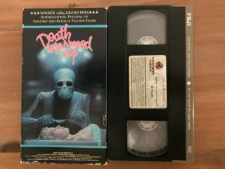 Death Warmed Up (vhs,  1984) - Vestron Release Sp Mode - Rare & Oop