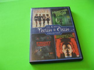 Fright Night/brainscan/the Craft/monster High (dvd,  2013) Rare Oop Roddy Mcdowall