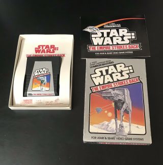 Star Wars: The Empire Strikes Back (atari 2600,  1982) Complete Rare 100