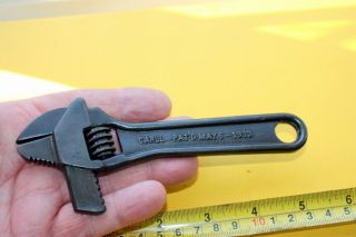 Unusual 6 Inch Adjustable Spanner Wrench Vintage Rare
