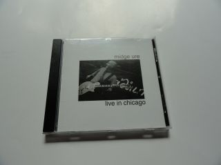 Midge Ure (ultravox) Live In Chicago Rare 15 Track Cd 2013 Environment