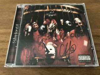 Slipknot Slipknot Cd Signed By 9 Members Rare Cds Rock Metal Autographs