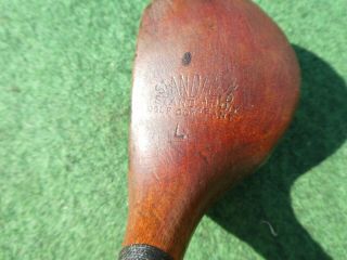 Vintage Hickory St Andrews Golf Company (l) Brassie Antique Old Golf Memorabilia
