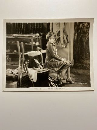 Rare “very Confidential” Madge Bellamy Photo Silent Film 1926