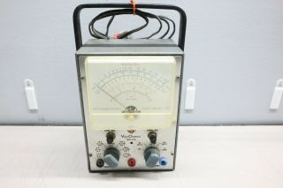 Vintage Rca Voltohmyst Wv - 77e Volt Test Meter / No Probes
